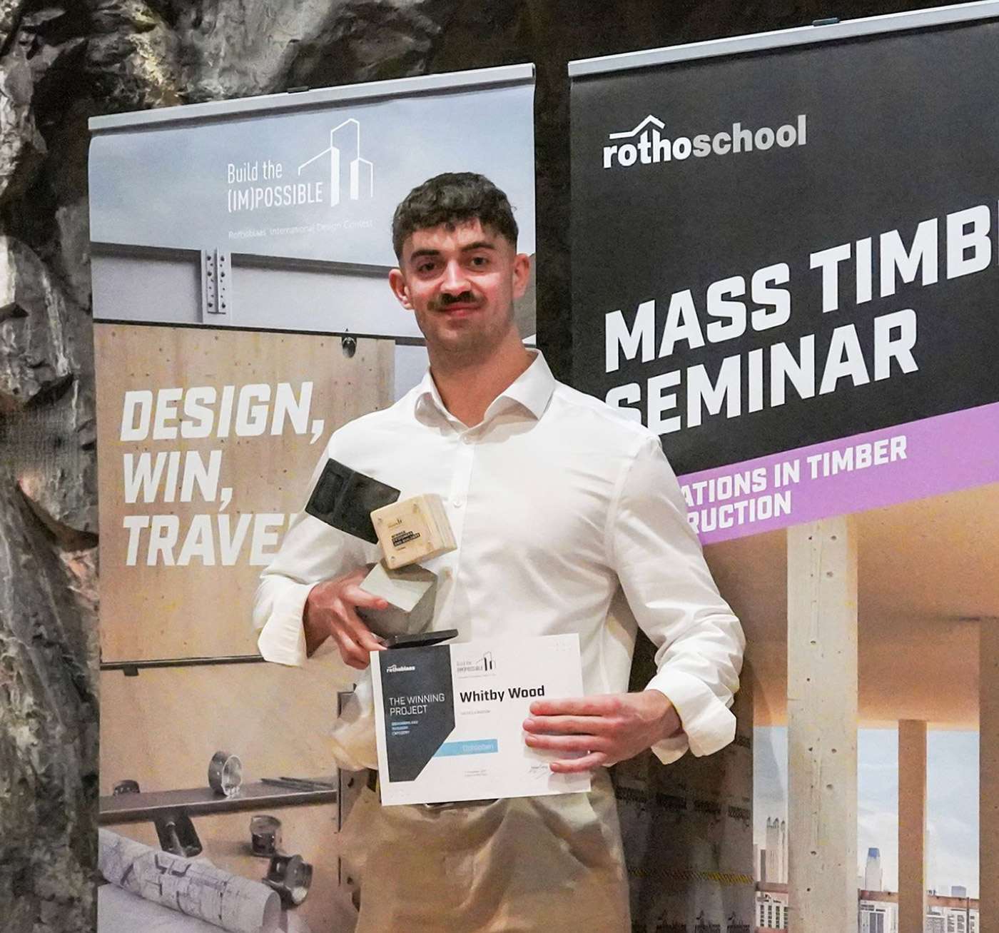 Hugo Bell wins Rothoblaas award